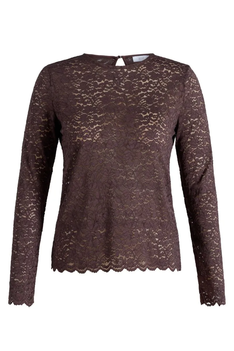 Yest Diletta Essential Brown kledingstuk in bruin